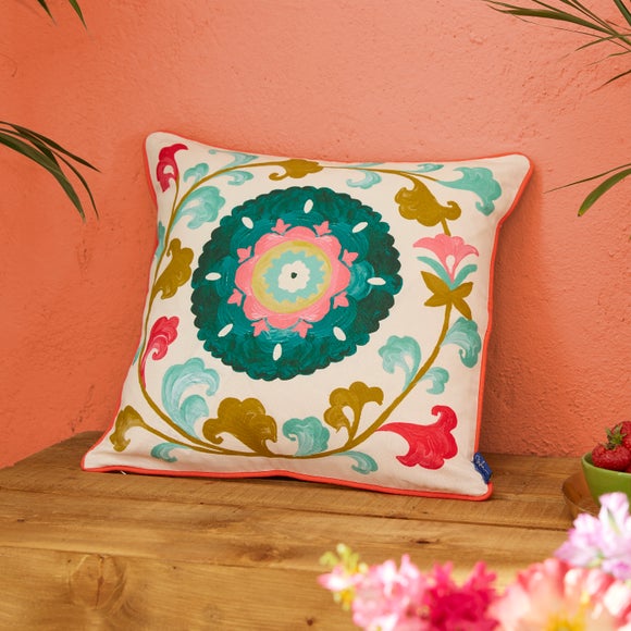 Click to view product details and reviews for Sophie Robinson Beldi Floral Outdoor Square Cushion.
