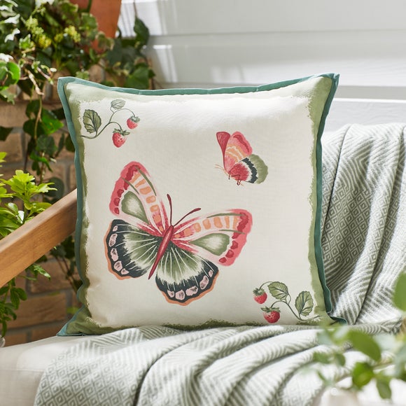 Butterfly Outdoor Square Cushion