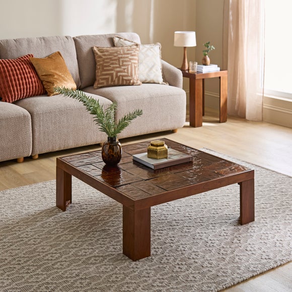 Lavina Glass Tiled Coffee Table