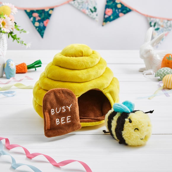 Beehive and Mini Bee Plush Toy