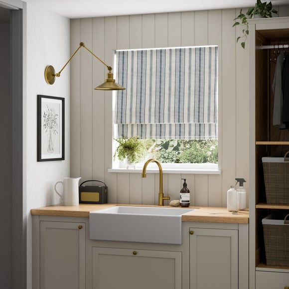 Click to view product details and reviews for Churchgate Belton Stripe Easy Chain Roman Blind.
