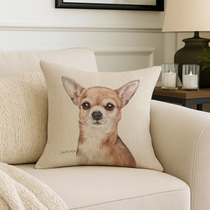 Christine Varley Chihuahua Square Cushion
