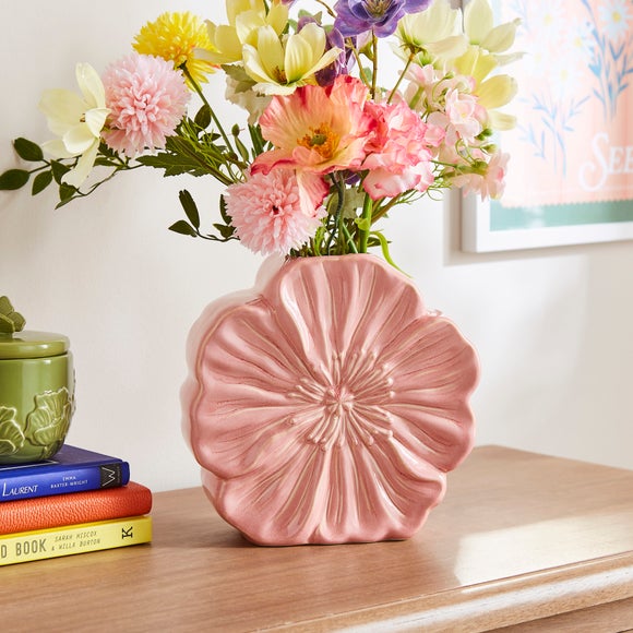 Novelty Poppy Shaped Vase