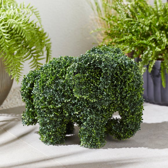 Artificial Elephant Shaped Topiary Plant