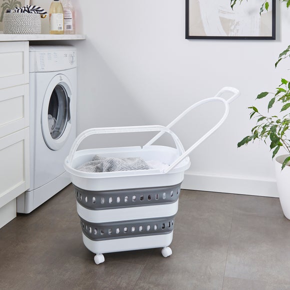 Collapsible Laundry with Wheels and Handles