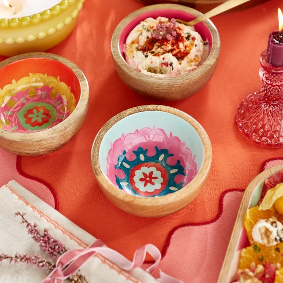 Sophie Robinson Mango Wood Dip Bowl