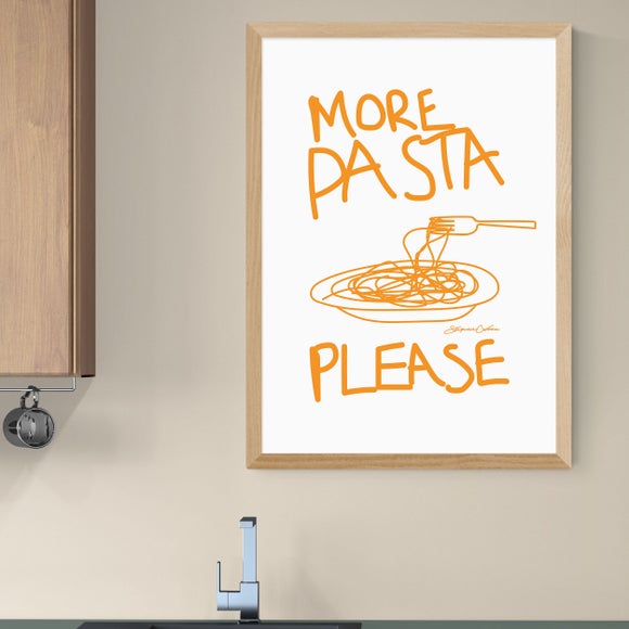 East End Prints More Pasta Please Print