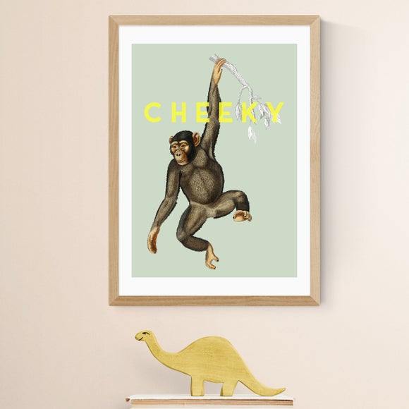East End Prints Cheeky Monkey Print