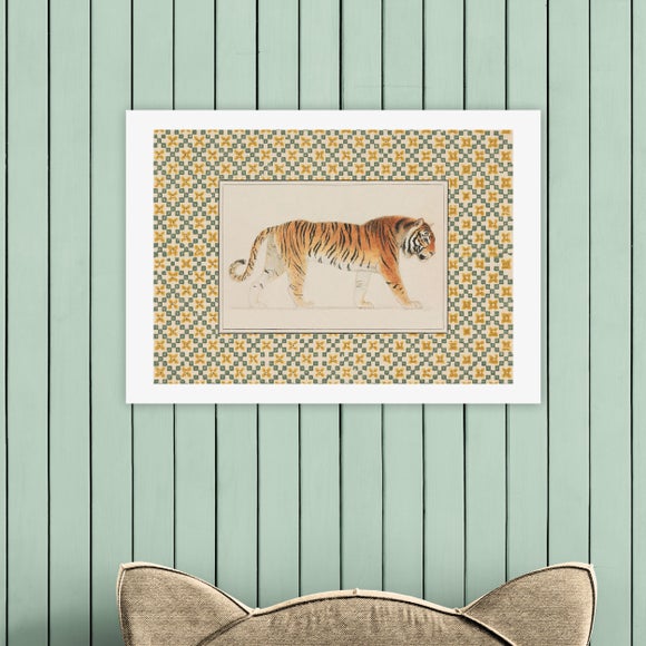 East End Prints Pacing Tiger Print