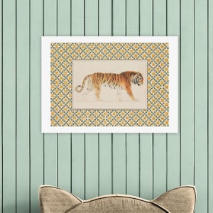 East End Prints Pacing Tiger Print
