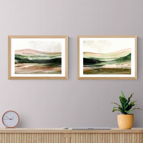 East End Prints Set of 2 West Country Landscape Prints