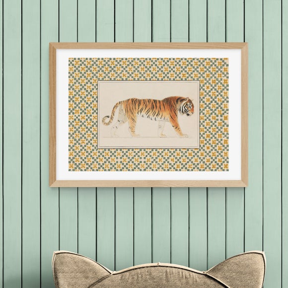 East End Prints Pacing Tiger Print