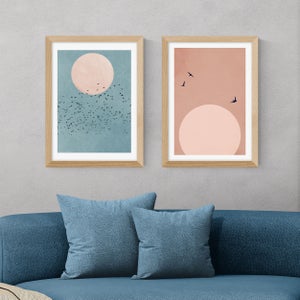 East End Prints Set Of 2 Fly Away Prints
