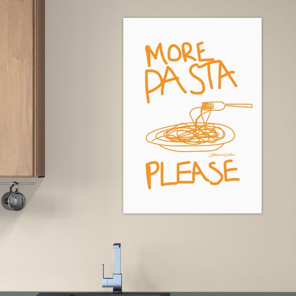 East End Prints More Pasta Please Print