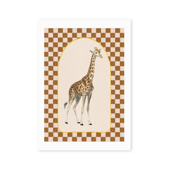 Photo 2 of East End Prints Check Out This Giraffe Print