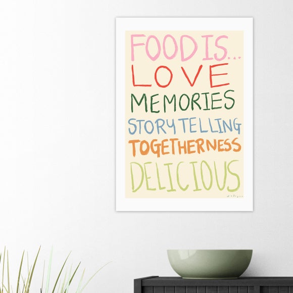 East End Prints Food Is Print