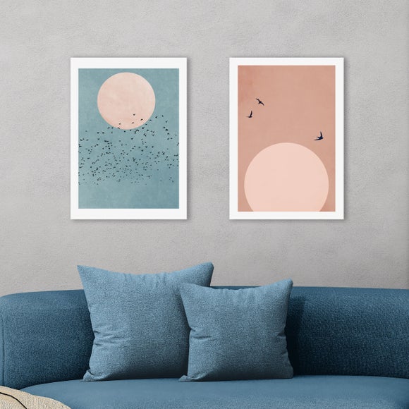 East End Prints Set of 2 Fly Away Prints