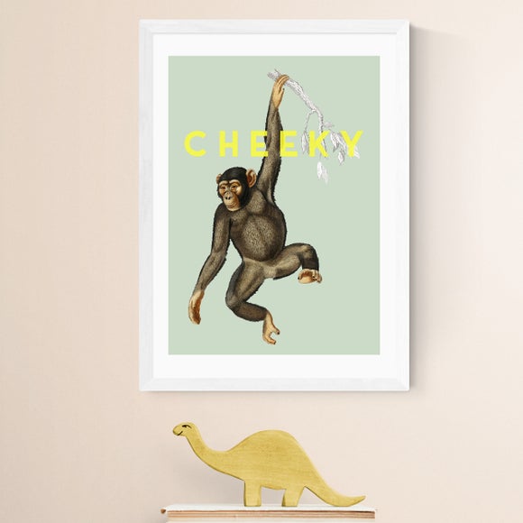 East End Prints Cheeky Monkey Print