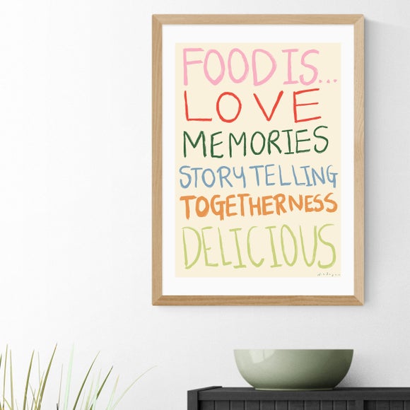 East End Prints Food Is Print