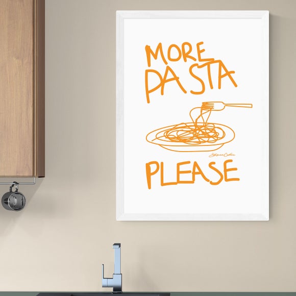 East End Prints More Pasta Please Print