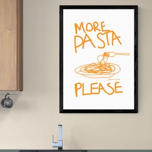 East End Prints More Pasta Please Print