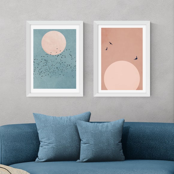 East End Prints Set Of 2 Fly Away Prints