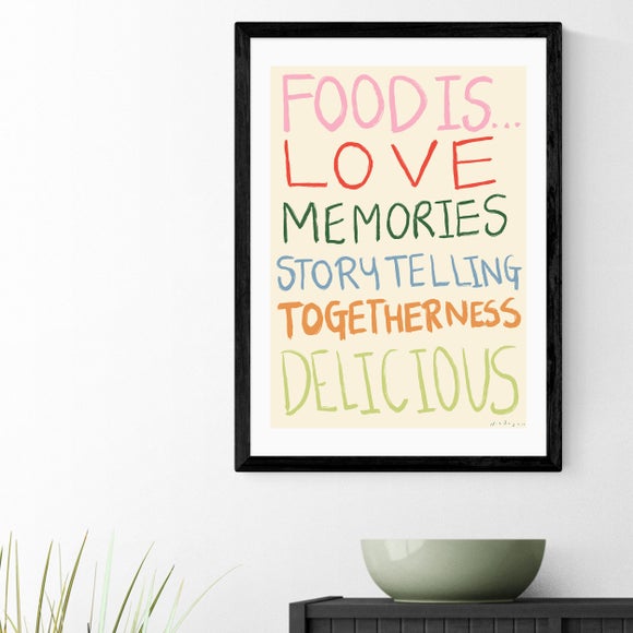 East End Prints Food Is Print