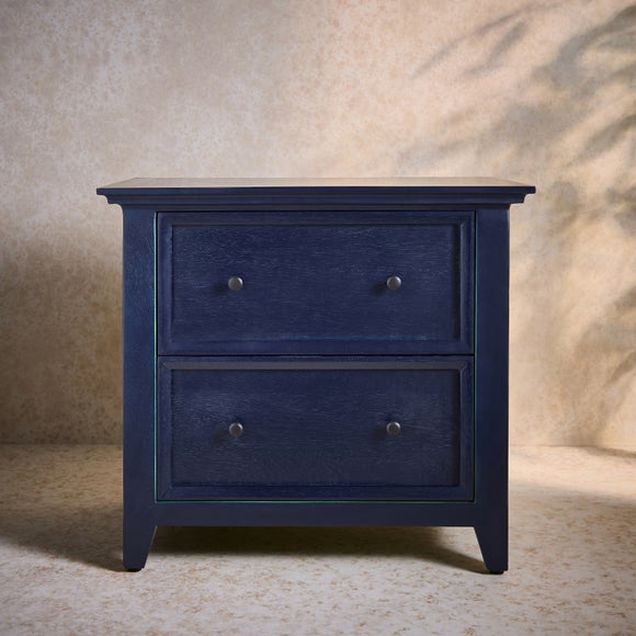 Origin of Colour 2 Drawer Wide Bedside Table