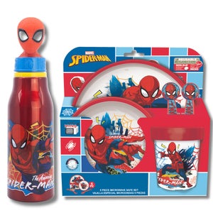 Spiderman 6 Piece Non-slip Dinner Set