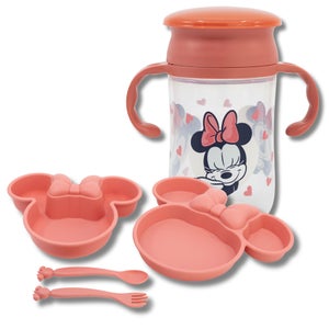 Minnie Mouse Shaped 5 Piece Dinner Set