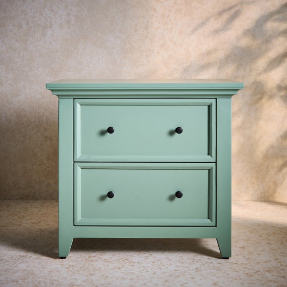 Origin of Colour 2 Drawer Wide Bedside Table