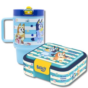 Bluey 2 Piece Multi-compartment Lunch Box Set