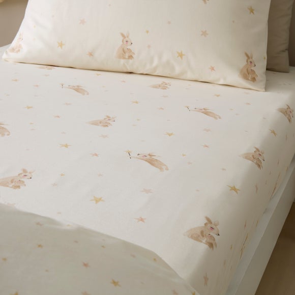 View Star Bunny Organic Cotton Fitted Bed Sheet View Star Bunny Organic Cotton Fitted Bed Sheet