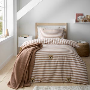 Tufted Teddy Bear Duvet Cover And Pillowcase Set