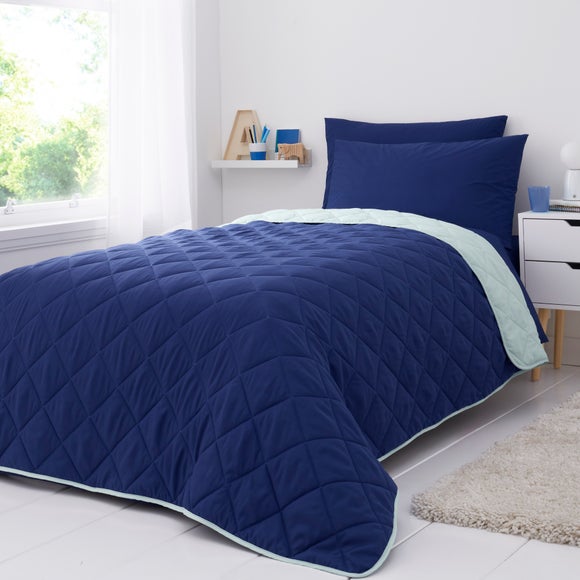 Helston Two Tone Bedspread 150cm x 200cm