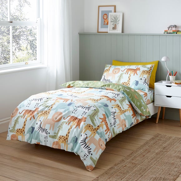 Safari Adventure Organic Cotton Quilt Cover and Pillowcase Set