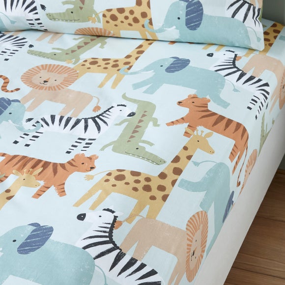 Click to view product details and reviews for Safari Adventure Organic Cotton Fitted Bed Sheet. Click to view product details and reviews for Safari Adventure Organic Cotton Fitted Bed Sheet.