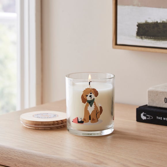 Odour Neutralising Linen Dog Jar Candle