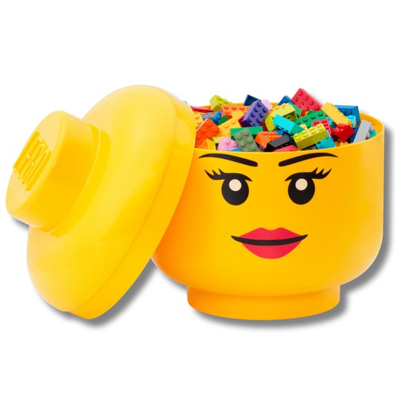 View Lego Large Storage Girl Head View Lego Large Storage Girl Head