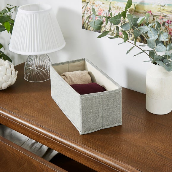 Set of 2 Herringbone Rectangle Drawer Organisers