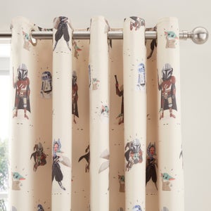 Star Wars The Mandalorian Blackout Eyelet Curtains
