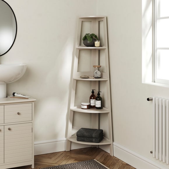Nautical Corner Ladder Shelving Unit