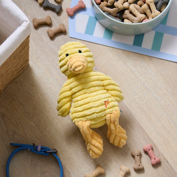 Petface Denny Duckling Plush Dog Toy