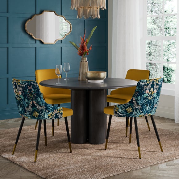 Ariana Set of 2 Dining Chairs, Utopia Velvet