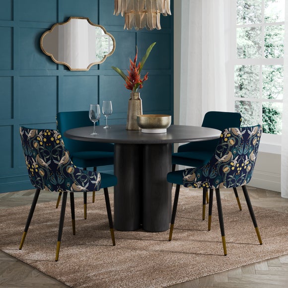 Ariana Counter Height Bar Stool, Havisham Velvet