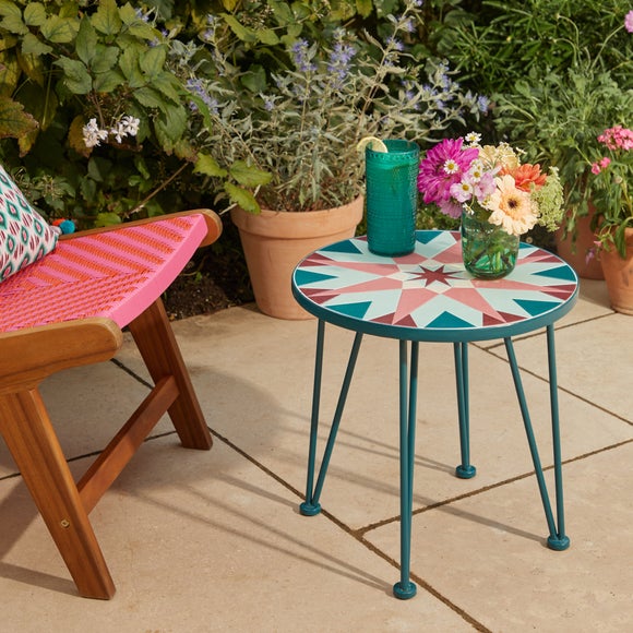 Sophie Robinson Riad Star Mosaic Side Table