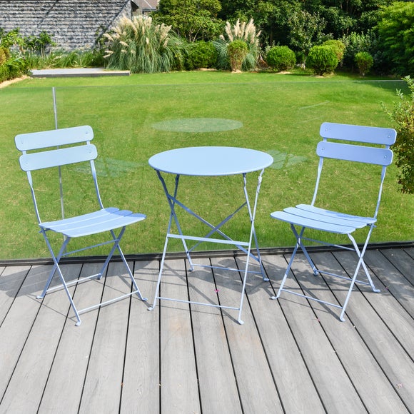 Metal 3 Piece Bistro Set