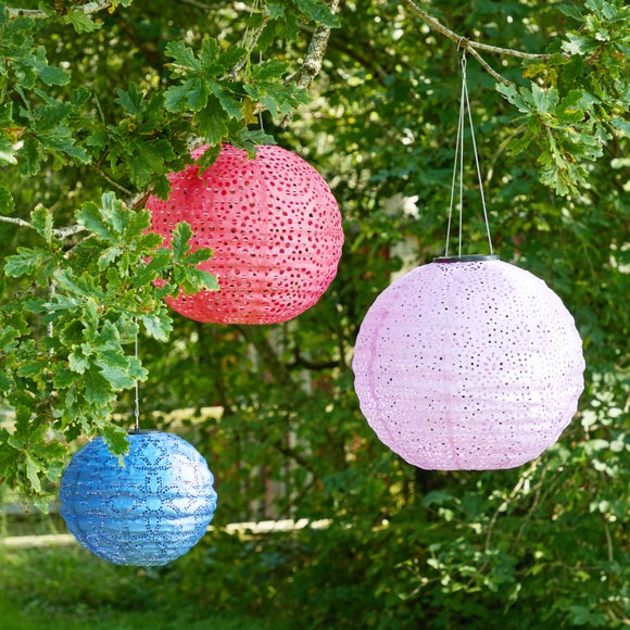 Sophie Robinson Set of 3 Solar Lanterns