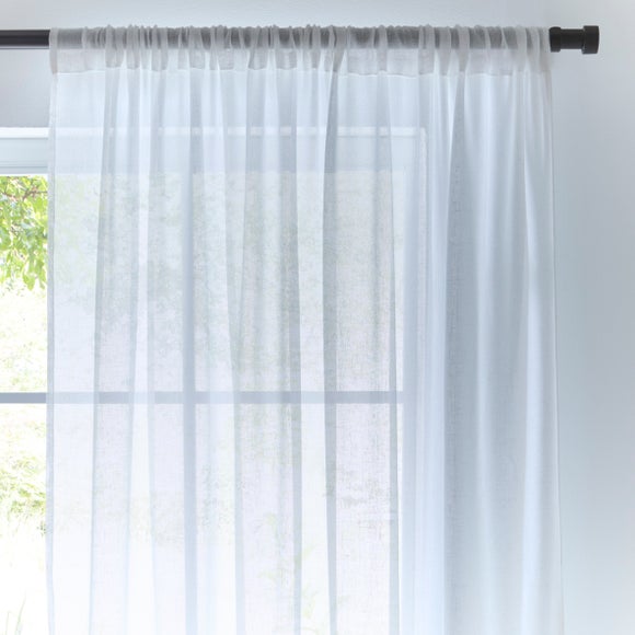 Marley Linen Slot Top Voile Panel