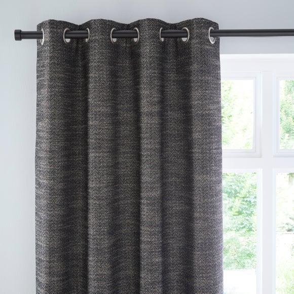 View Churchgate Swithland Herringbone Eyelet Curtains -blackout Available- View Churchgate Swithland Herringbone Eyelet Curtains -blackout Available-